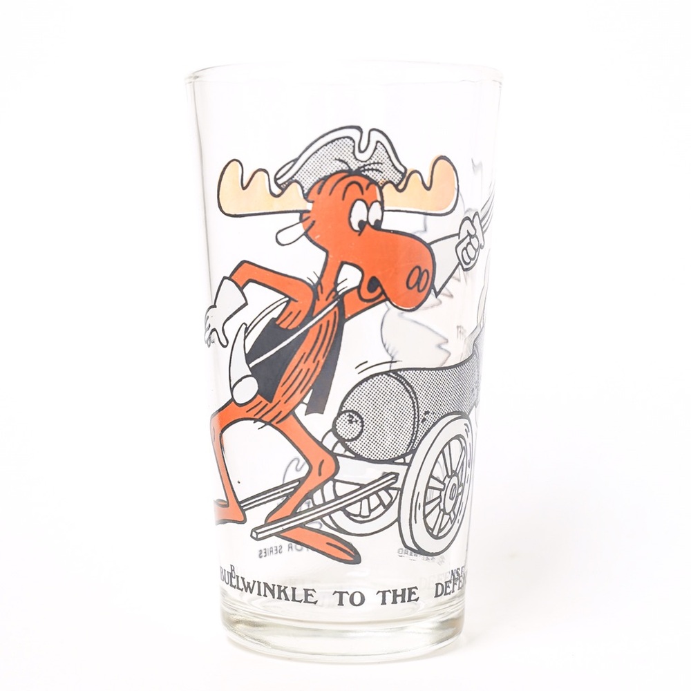 Bullwinkle Arbys Collector Series Glass Vintage